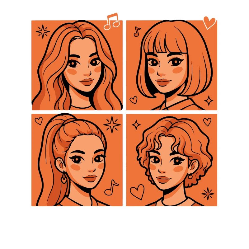 Kpop Pop Coréenne Pop Adoration de groupes féminins coréens mignons