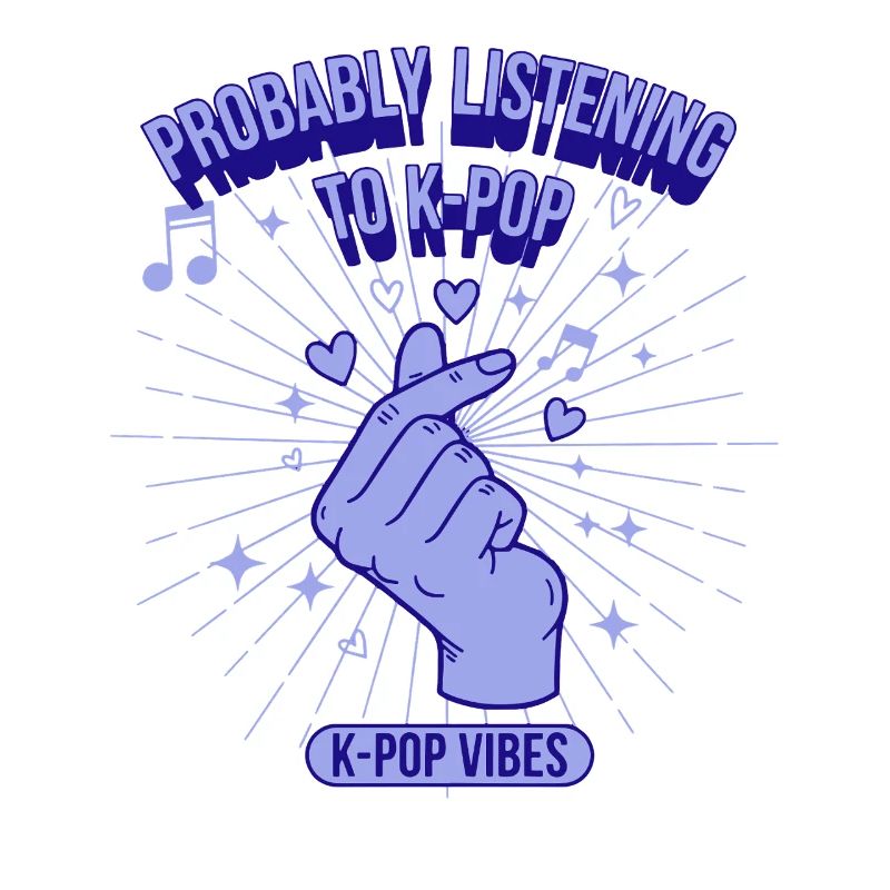 Probablement en train d’écouter de la musique coréenne avec des vibes K-Pop