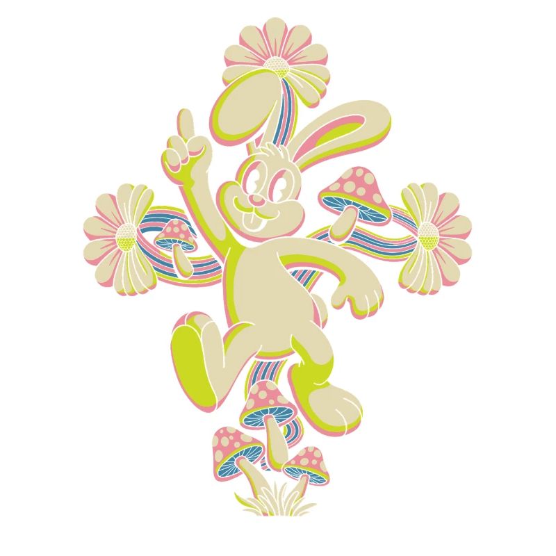 Danse disco Pastel Bunny