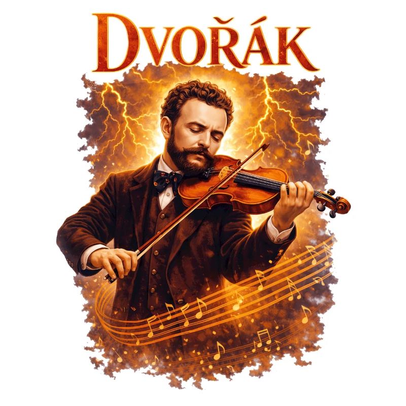 Dvorak Violin in Fire