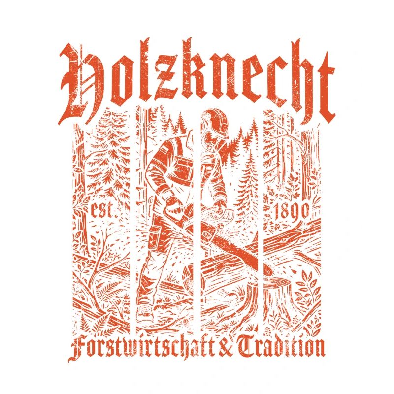 Forêt forestière bûcheron tronçonneuse