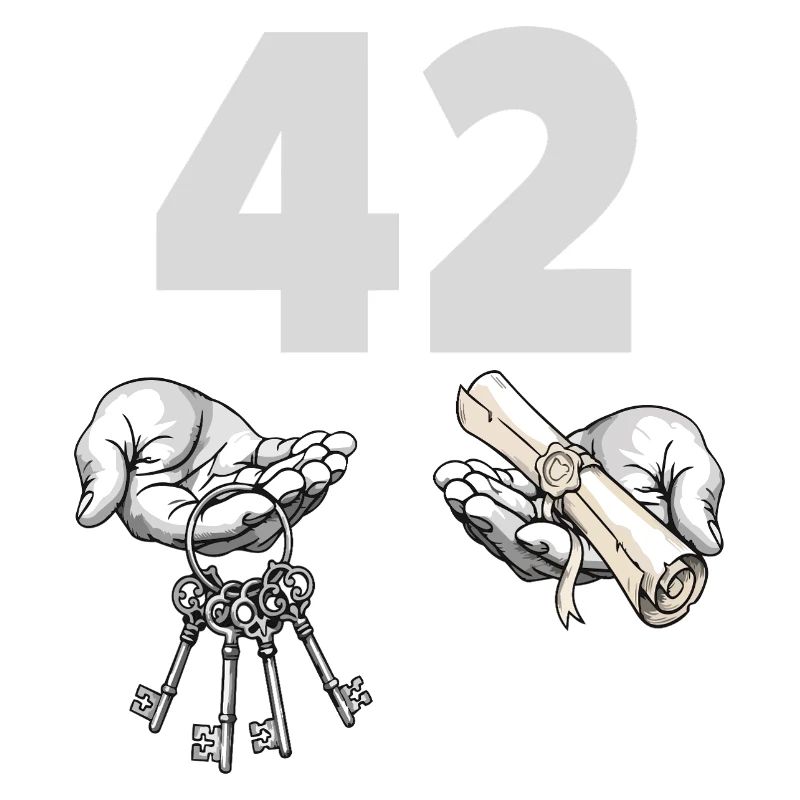 Forty-Two Keys and Scroll