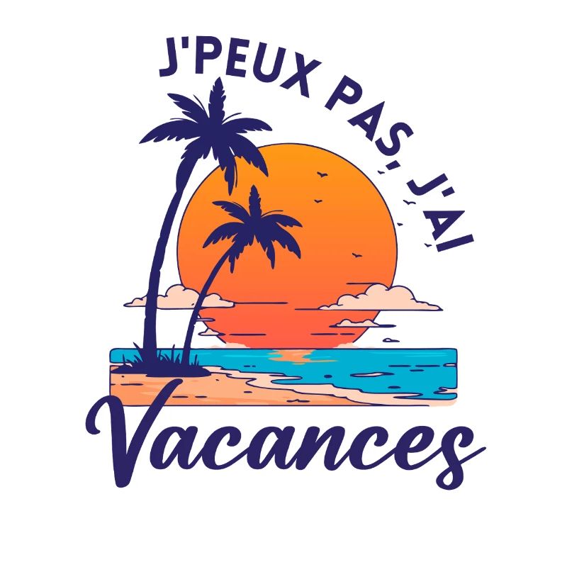 Vacances Palm Sunset Graphique
