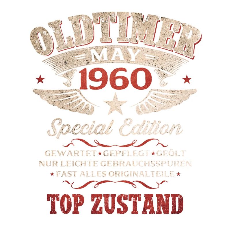 66. Geburtstag Geschenk Mann Oldtimer Mai 1960