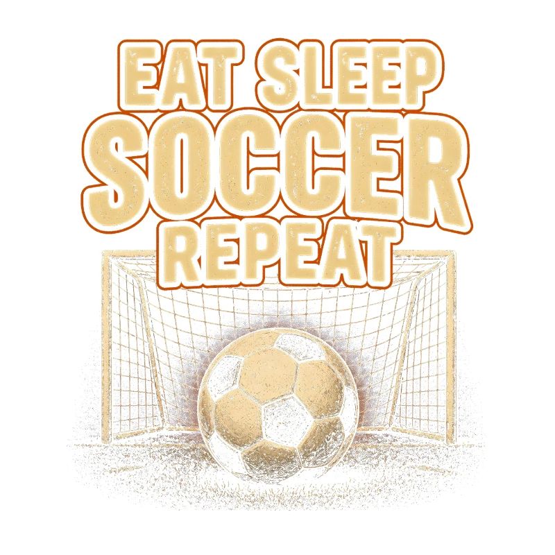 Football Routine Eating Sleeping Repeat