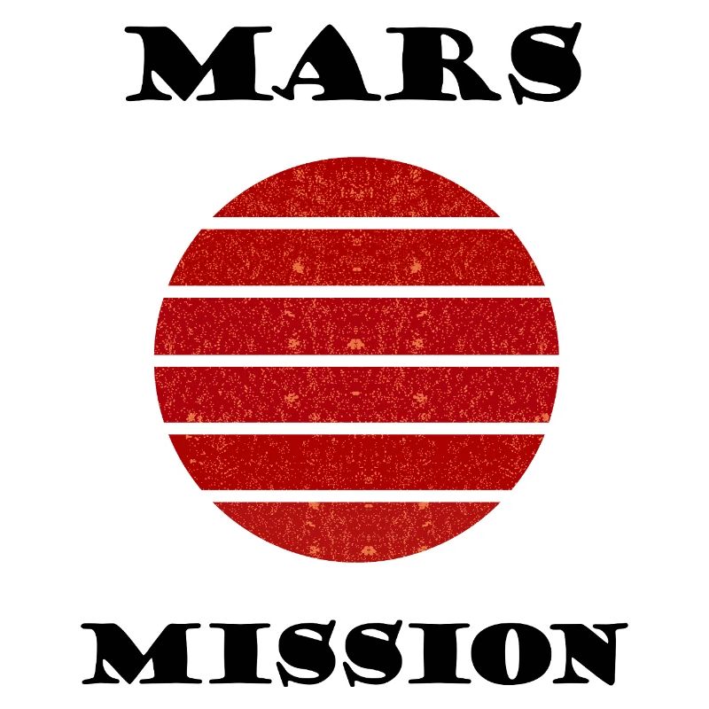 Red Striped Solar Circle Mars