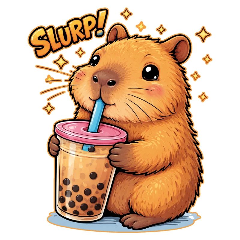 Capybara Bubble Tea
