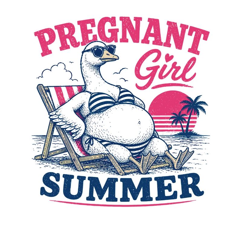 Dodo d’été enceinte sur la plage