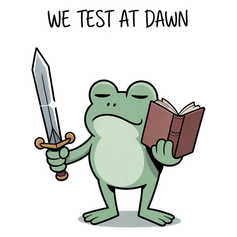 Dawn Frog Knight Reading Sword Design