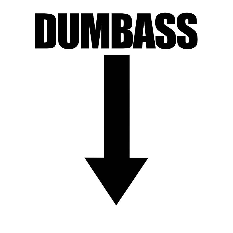 Fool Down Arrow Funny I'm a Fool