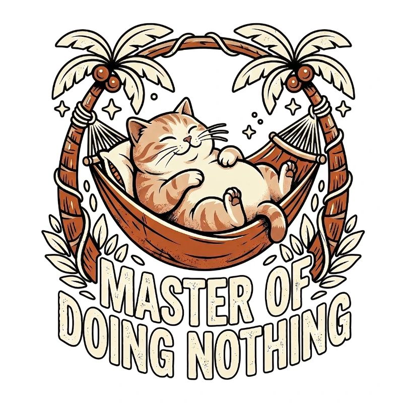 Cat Master Of Doing Nothing