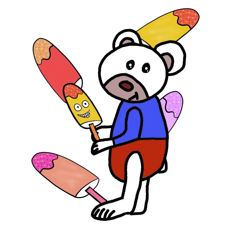 Eisbär Eisbären Eiskrem Eis Kinder Bär 