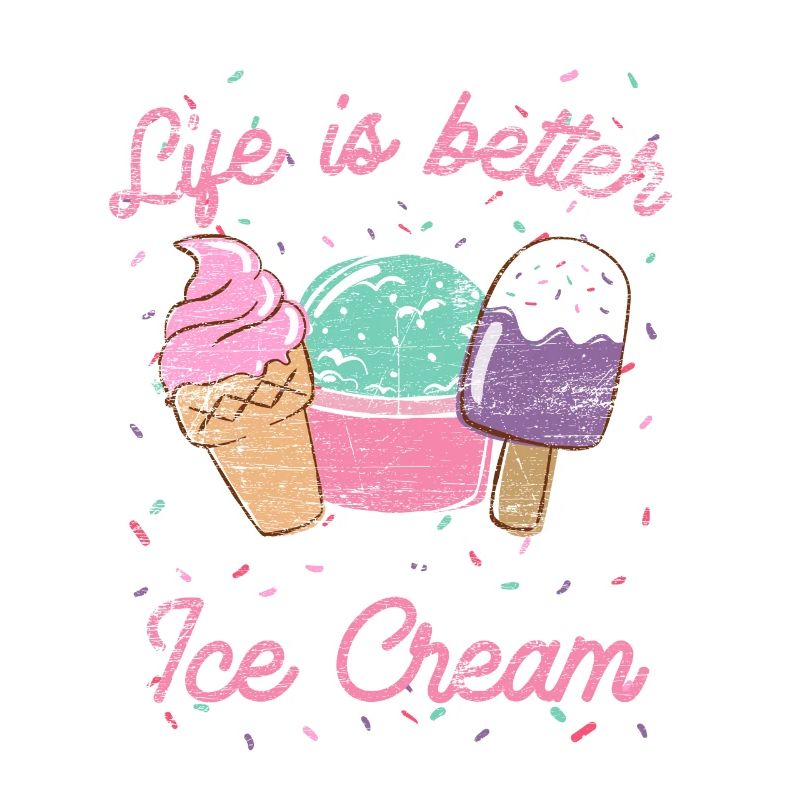 Eiscreme Softeis Wassereis Sonne Sommer Geschenk