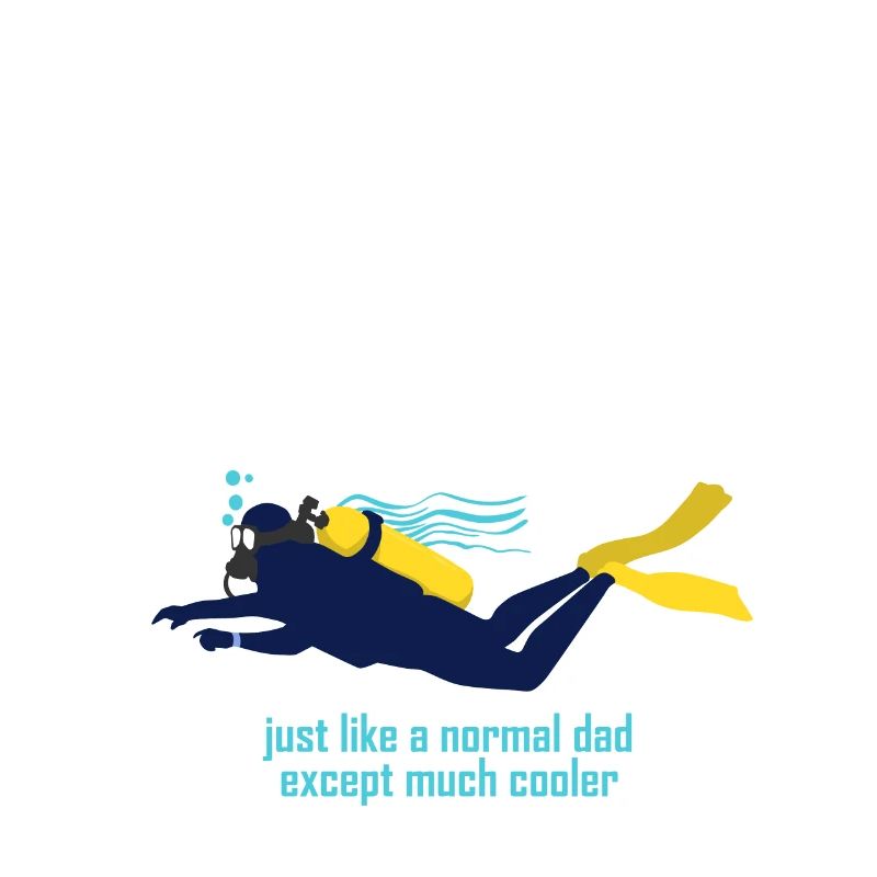 Plongée sous-marine - Père - cool - normal