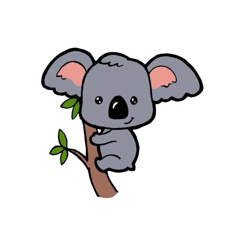 Doux Koala petit bébé Koala Eucalyptus