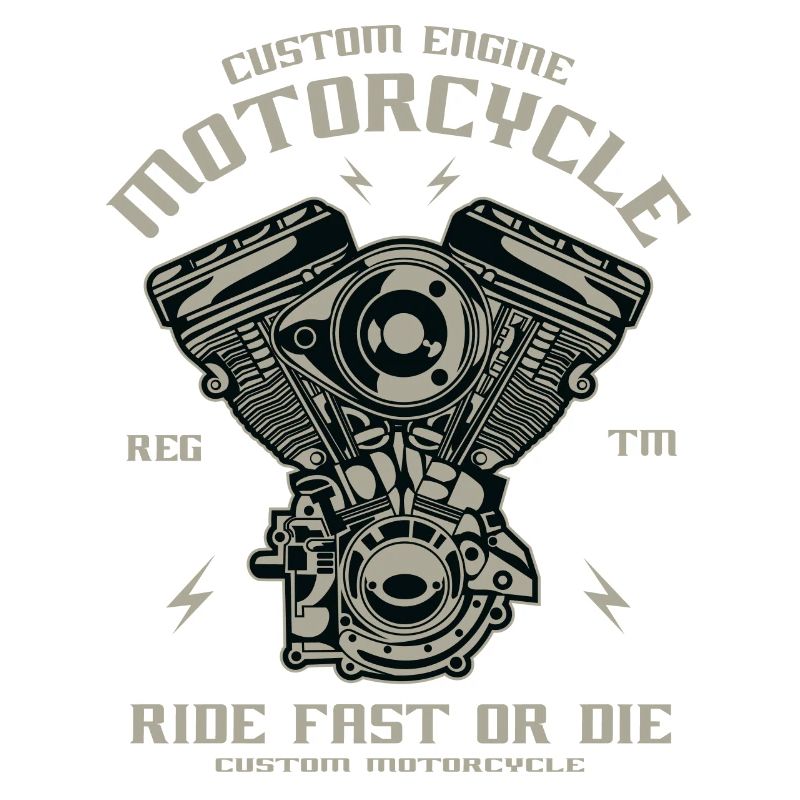 Motorcycle engine conversion Chopper Custom Engine