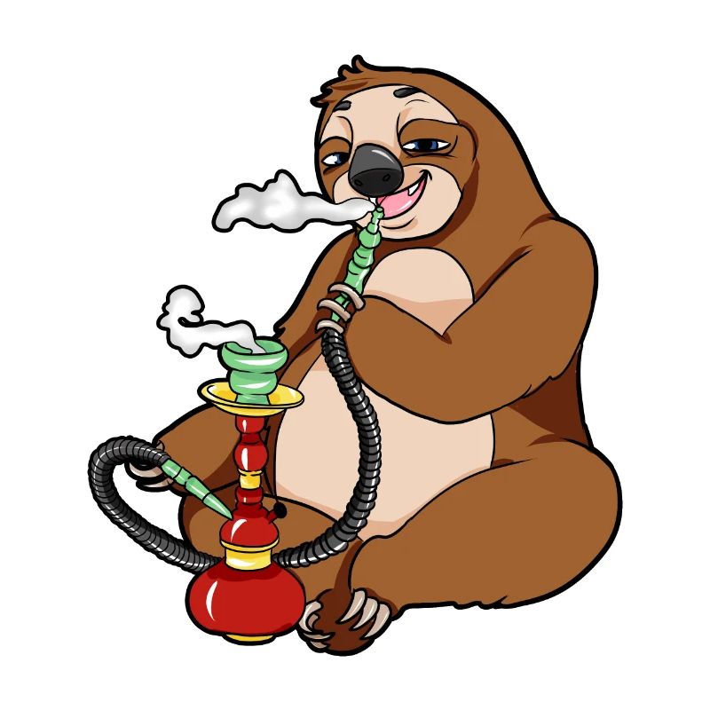 Hookah sloth hookah