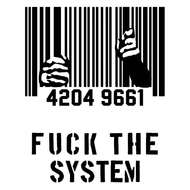 BAISER LE SYSTÈME Prison de code à barres