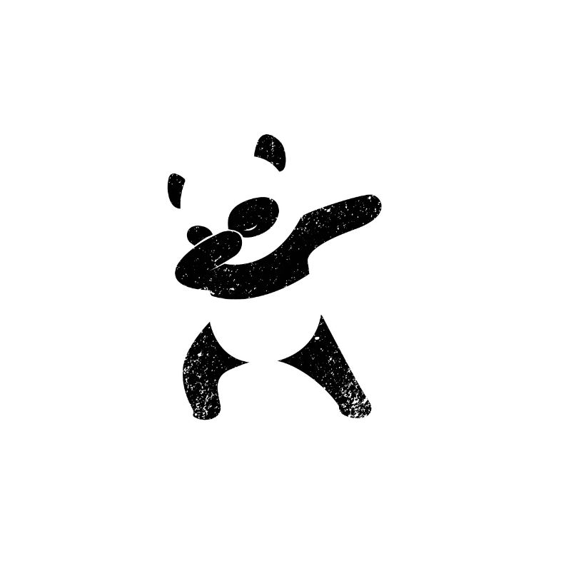 Dabbing dab panda panda bear bamboo bear animal