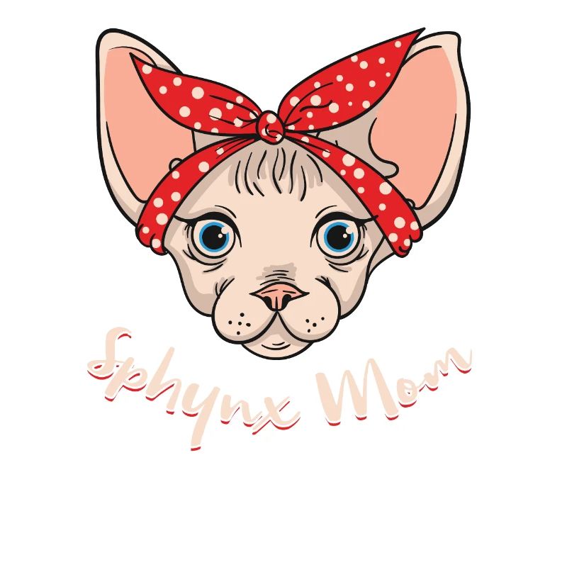 Sphynx mère de chat