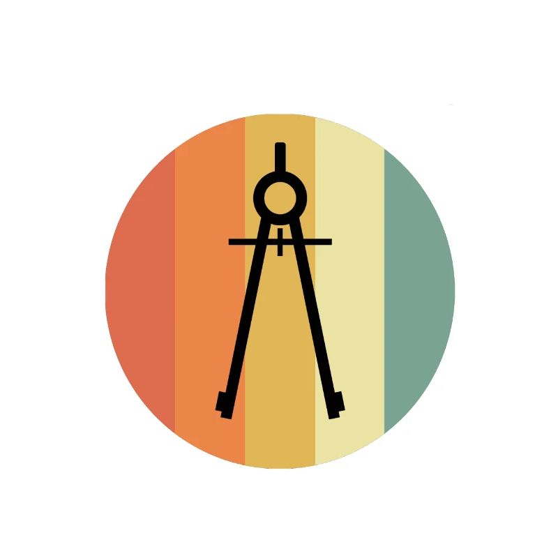 Architect Circle Mathematician Technical Gift