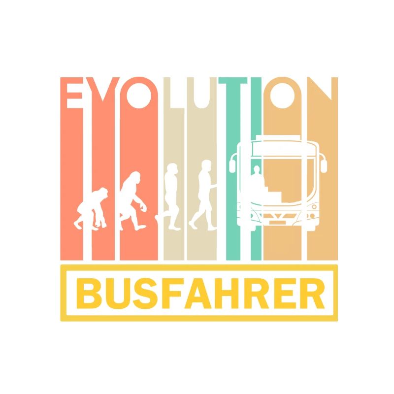 Busfahrer Beruf Geschenk · Evolution