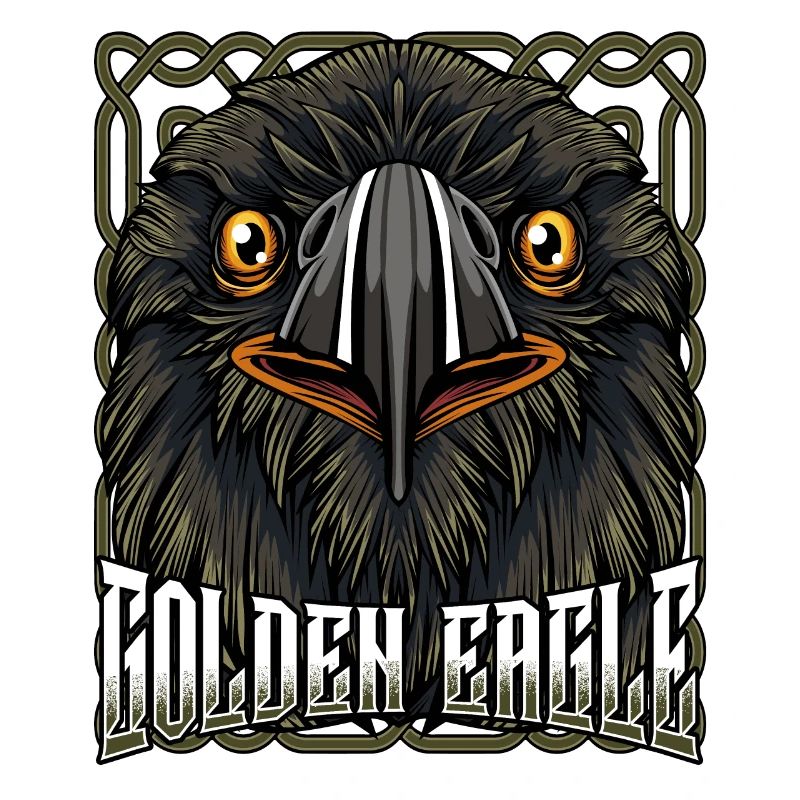Golden Eagle | Golden eagle eagle head bird gift