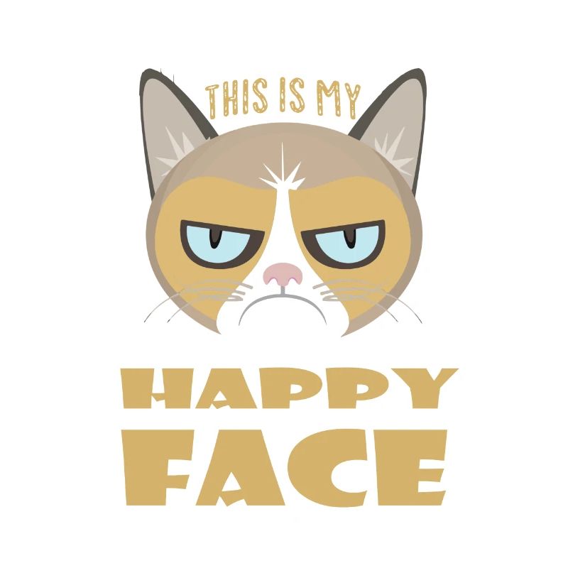 C’est mon visage heureux