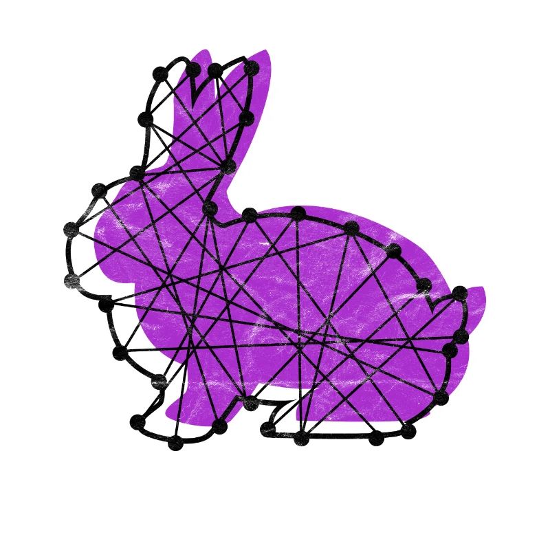 EASTER BUNNY RABBIT HAPPY EASTER BUNNY GIFT