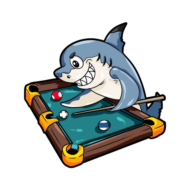 Requin le billiard joue snooker Kö Pool Queue