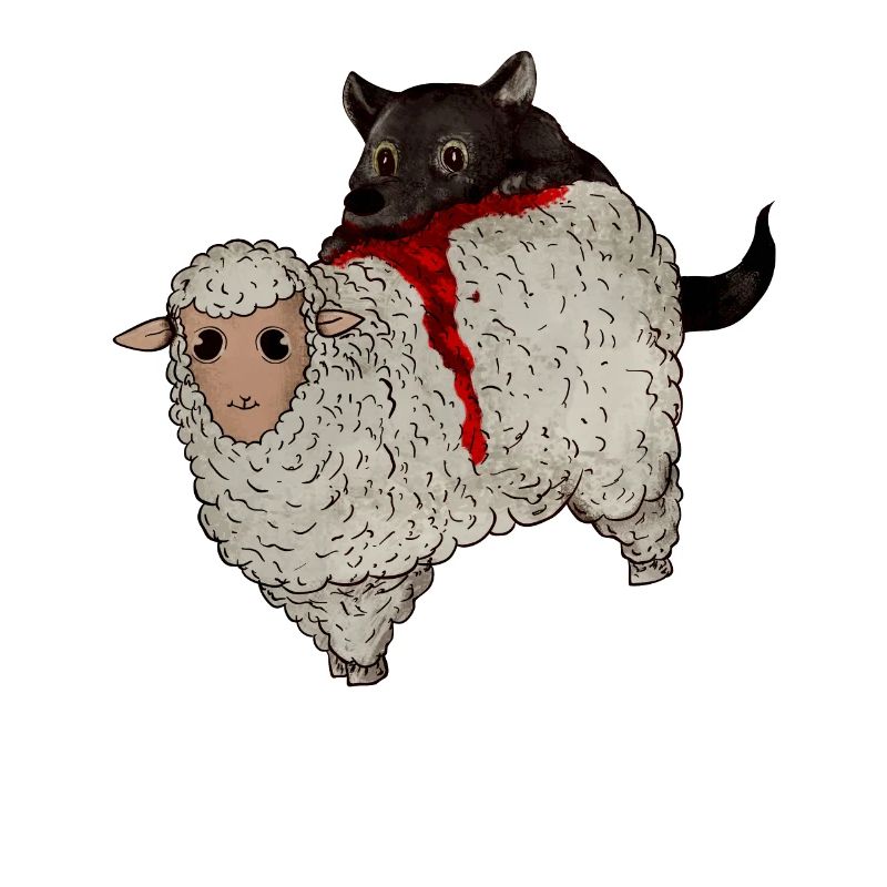 Wolf beißt Schaf – Süßes Blutvergießen