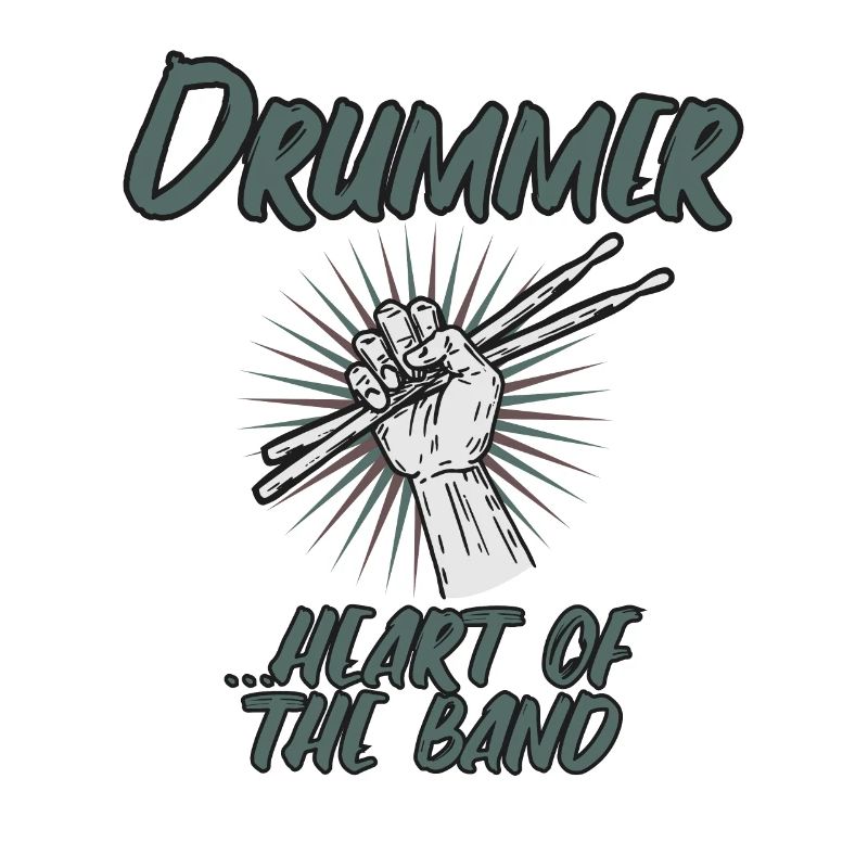 Schlagzeuger Drummer Band Geschenk Drums