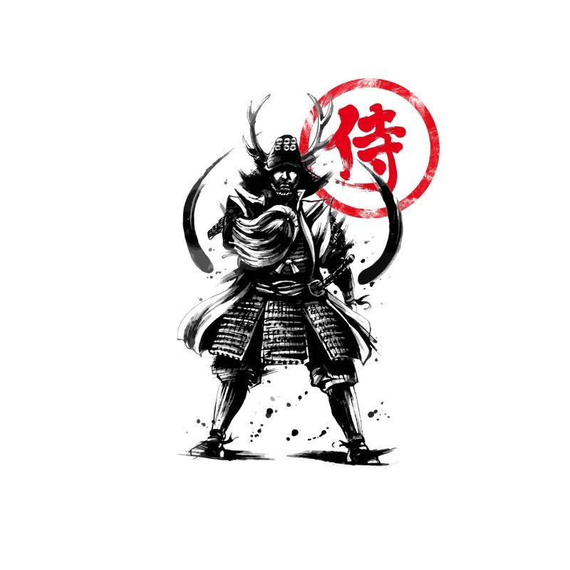 Samurai Japanische Kunst