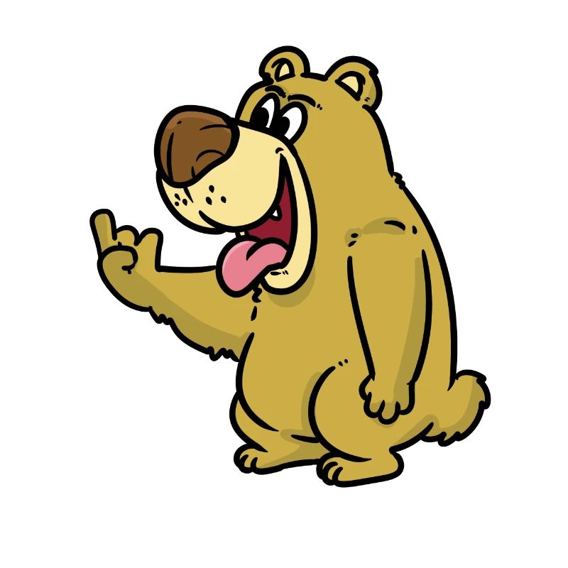 Bad finger bear