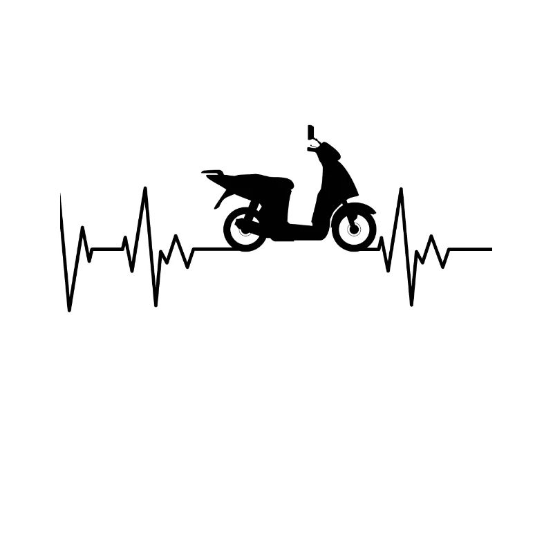 Roller Herzschlag EKG Herzfrequenz Scooting Hobby