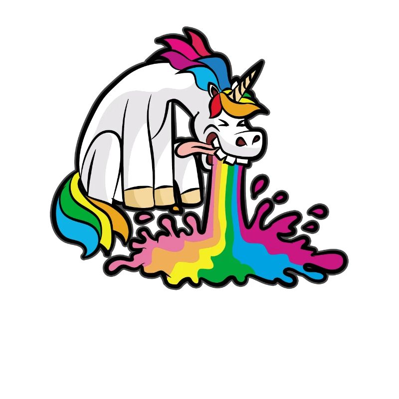 Caca Licorne Caca Passer Breaking Drôle