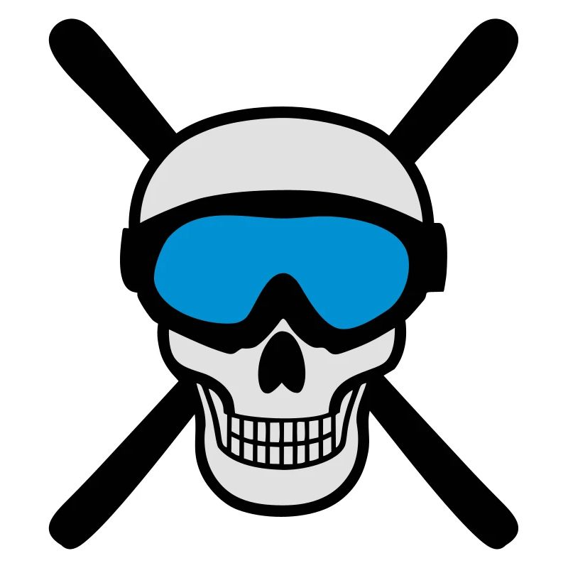 Skiing Skull