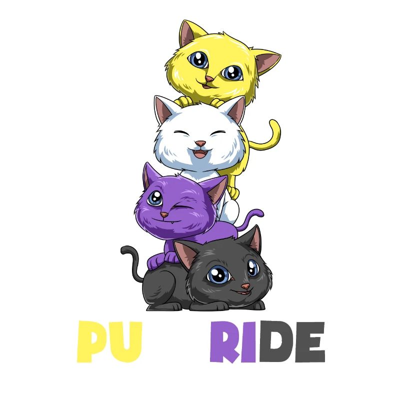 Nonbinary Katzen - Transgender Geschenk