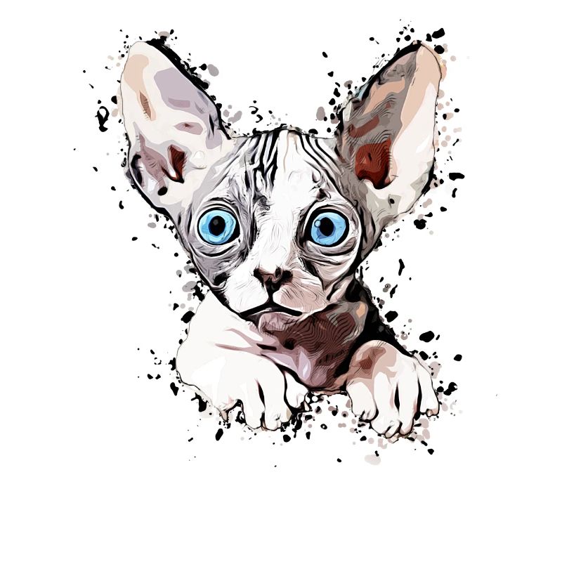 süßes Sphynx Sphinx Kätzchen TShirt Geschenk Katze