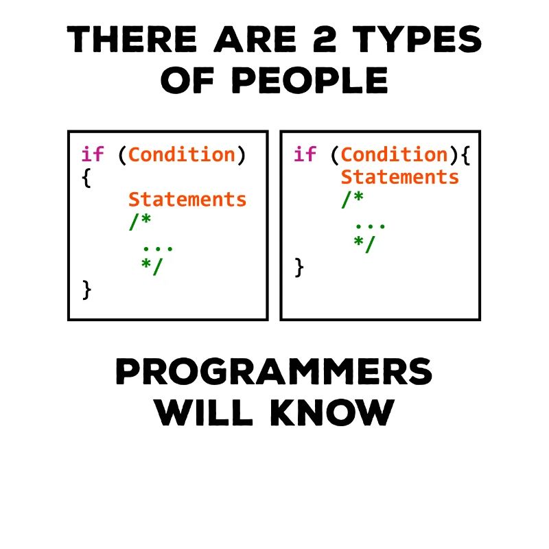 2 Types of People Programmer Programmer f