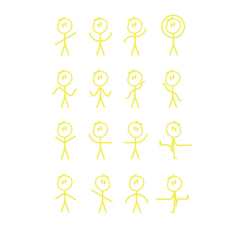 Funny Math Stick Figures Doing Functions