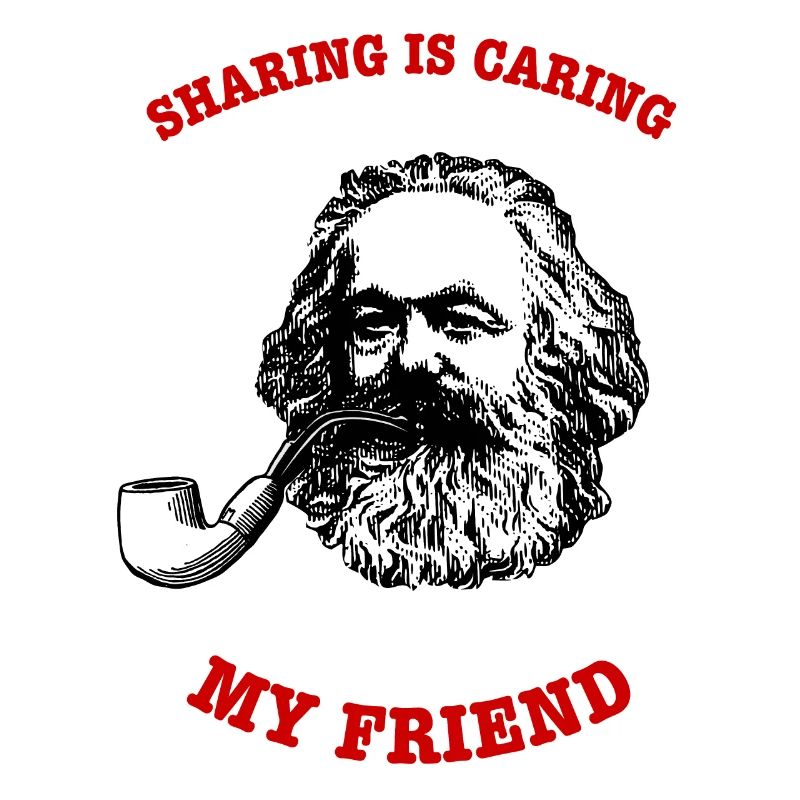 Kommunismus Gespenst Geschenk Pfeife Marx
