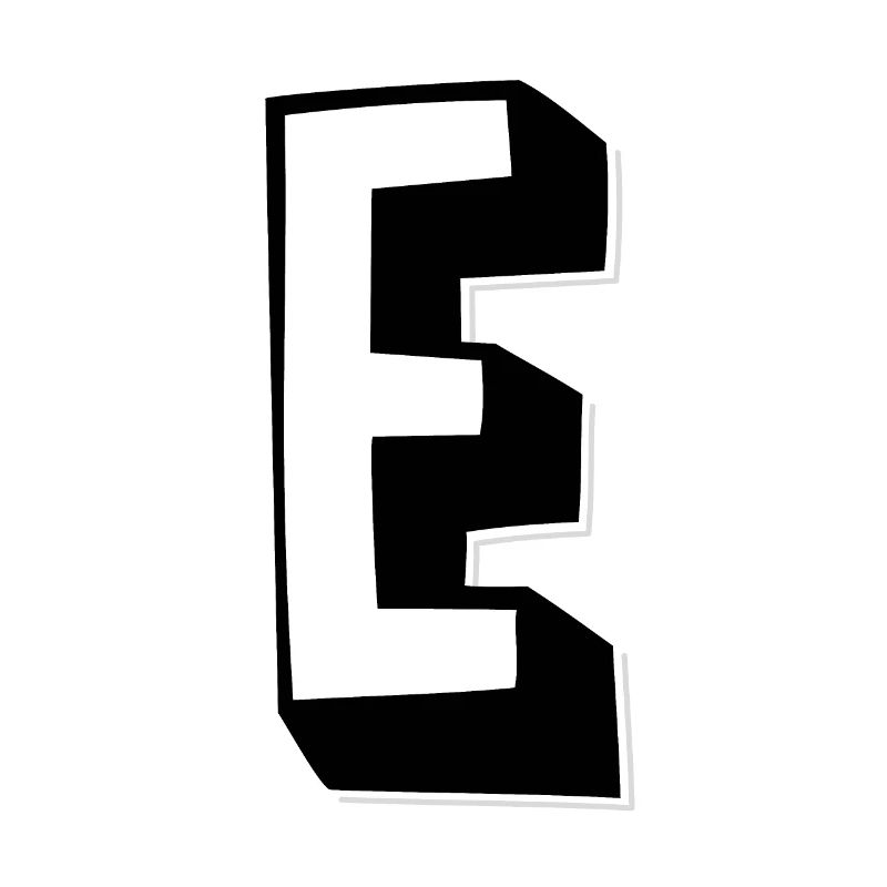 Letter E - Alphabet E