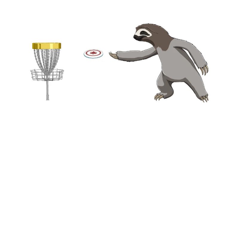 Disc Golf Faultier