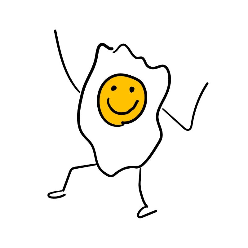 Egg Yellow Funny Gift Egg Yellow Eggs Fried Egg