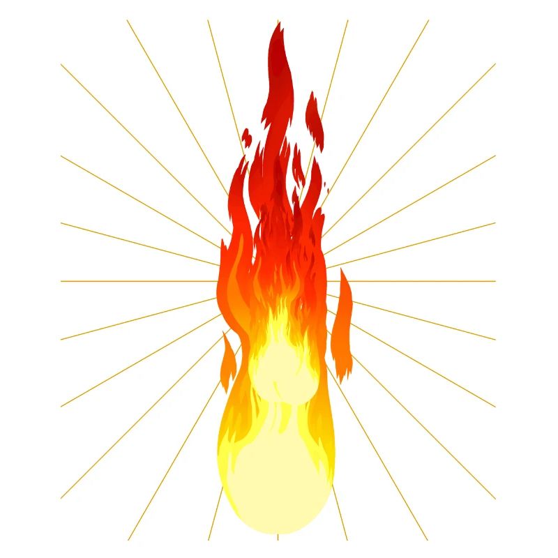 Feu feu Brûlant chaud
