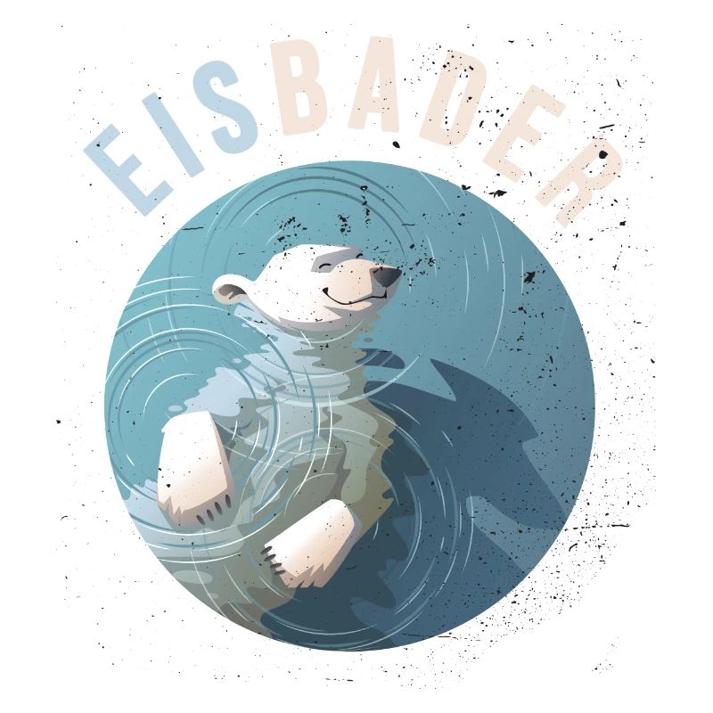 winterbader eisbär eisbader eau froide froide arktis