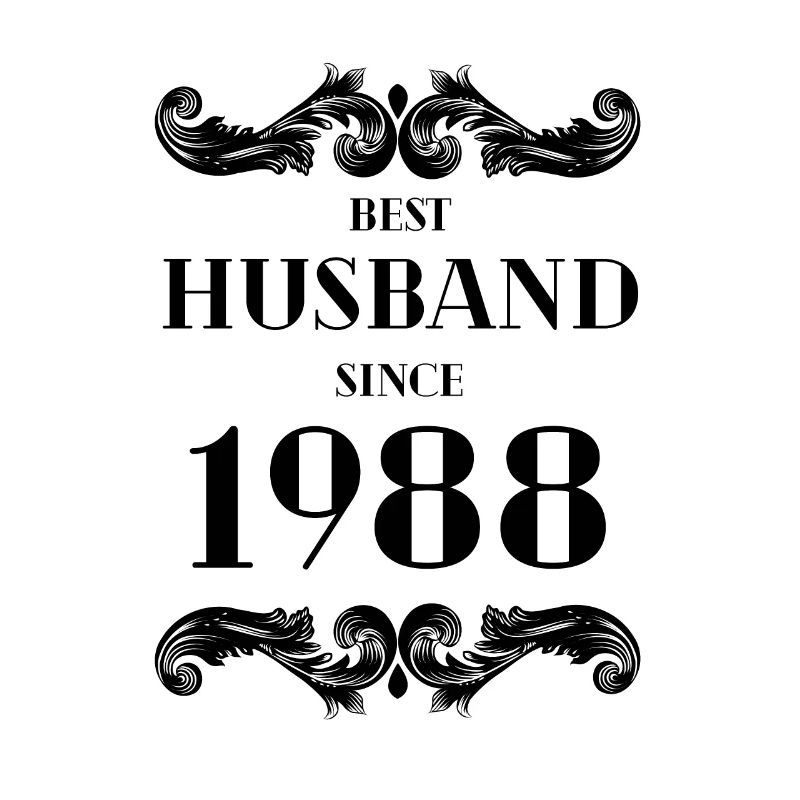 Bester Ehemann seit 1988 Hochzeitstag