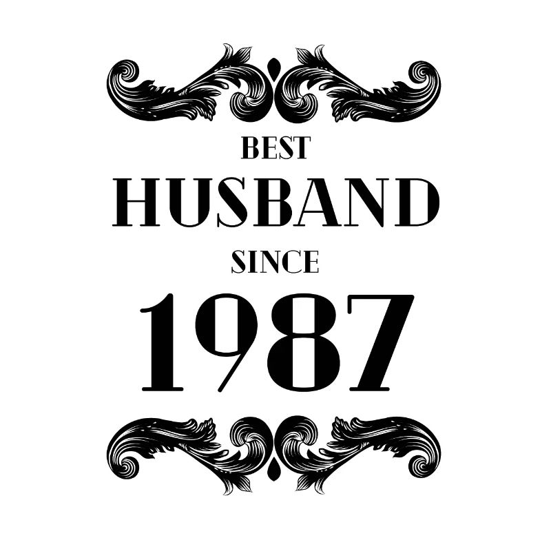 Bester Ehemann seit 1987 Hochzeitstag
