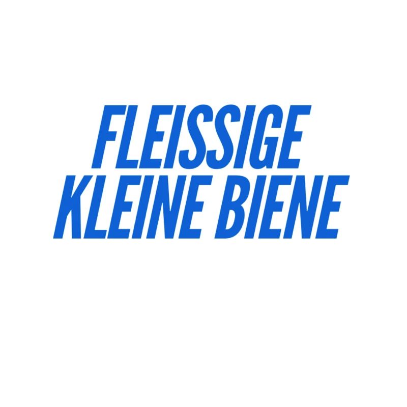 ich bin so fleißig